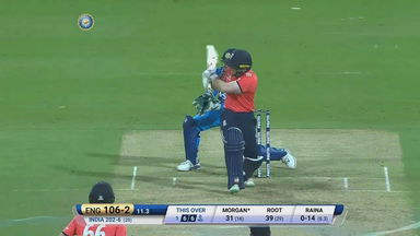 IND vs ENG 2017, 3rd T20I : Eoin Morgan Six
