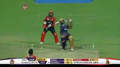 M35: KKR vs RCB – Andre Russell Six