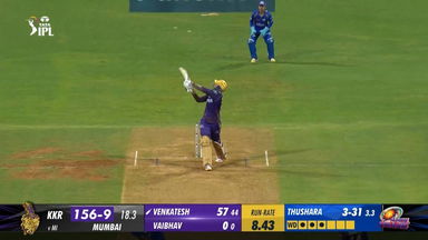 M51: MI vs KKR – Venkatesh Iyer Six