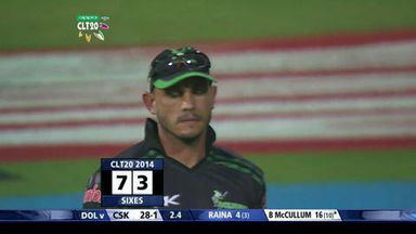 M8: DOL vs CSK –  Brendon McCullum Six