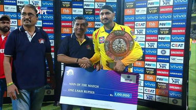 M18: CSK vs KXIP – Man of the Match – Harbhajan Singh