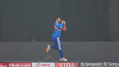 Judge. Run. Grab: Rinku Singh's fantastic catch to dismiss Phillips
