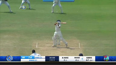 IND vs WI 2018, 2nd Test Day 2: Prithvi Shaw Six