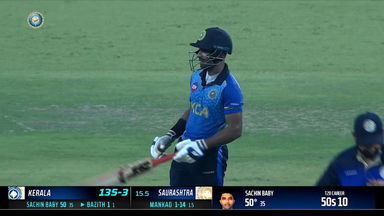 Syed Mushtaq Ali Trophy 2022 PQF3 : Sachin Baby's valiant 64*(47) for Kerala