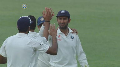 IND vs AUS 2017 - 4th Test day 1 : Nathan Lyon Wicket