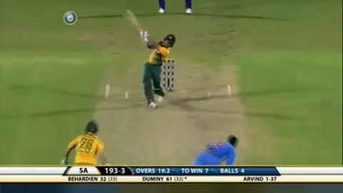 1ST T20I: IND vs SA – JP Duminy Six