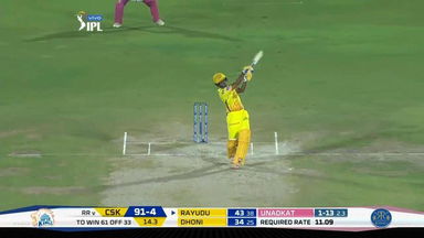 M25: RR vs CSK – Ambati Rayudu Six