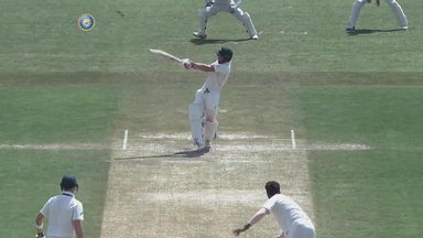 IND vs AUS 2017 - 4th Test day 1 : Matthew Wade six