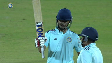 Prof D B Deodhar Trophy 2023-24: Harvik Desai lays platform with solid 57(86)