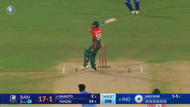 IND vs BAN 2024, 3rd T20I: Najmul Hossain Shanto Six