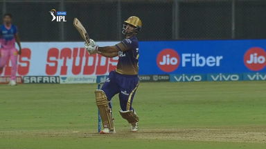 M18: RR vs KKR – Nitish Rana Six