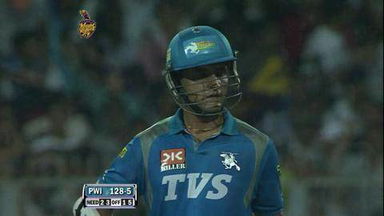 Match 47 KKR vs PWI – Ganguly's Wicket