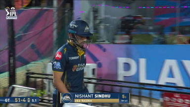 IPL 2026 Q1: RCB vs GT - Nishant Sindhu Wicket