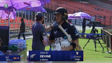 IND-W vs NZ-W 2024, 3rd ODI: Sophie Devine Wicket