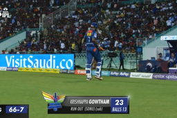 M43: LSG vs RCB – Krishnappa Gowtham Wicket