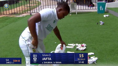 IND-W vs SA-W 2024, 1st Test: Sinalo Jafta Wicket