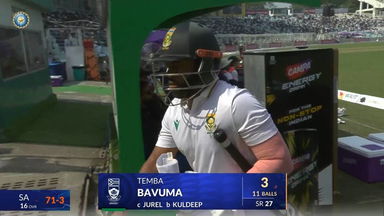 IND vs SA 2025, 1st Test: Temba Bavuma Wicket