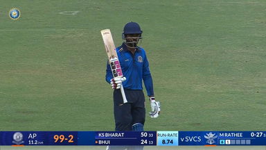 SMAT 2024, Andhra vs Services: KS Bharat sets the tone with attacking 63(39)