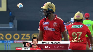M53: CSK vs PBKS – Mayank Agarwal Wicket