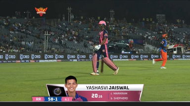 M05: SRH vs RR – Yashasvi Jaiswal Wicket