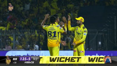 M33: KKR vs CSK – Fall of Wickets