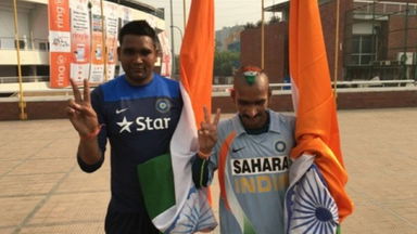 Up close and personal with two of India's biggest cricket fans