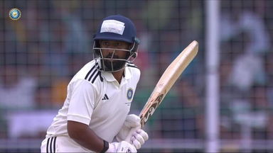 DULEEP TROPHY 2024, India A vs India D: Shams Mulani leads India A's fight with 89(187)