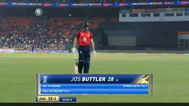 IND vs ENG 2021, 1ST T20I : Jos Buttler Wicket
