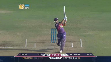 M34: RPS vs RCB – MS Dhoni Six