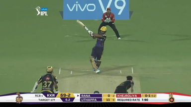 M03: KKR vs RCB – Nitish Rana Six