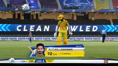 M49: CSK vs KKR – Ruturaj Gaikwad Wicket