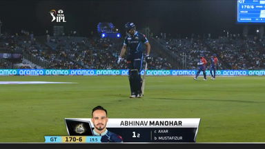 M10: GT vs DC – Abhinav Manohar Wicket