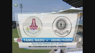 Ranji Trophy 2017-18: Tamil Nadu vs Andhra Pradesh - Day 2 Highlights