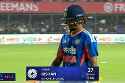IND vs WI 2026, 3rd T20I: Ishan Kishan Wicket