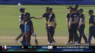 Syed Mushtaq Ali Trophy 2022, Delhi vs Punjab:  Fall of Wickets