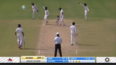 Ranji Trophy 2021-22, Mumbai v Uttarakhand, QF: Mumbai 2nd Innings Fall of Wickets