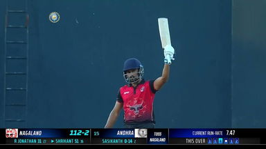 Syed Mushtaq Ali Trophy 2022: Shrikant Mundhe stars for Nagaland with a superb 91* (53)