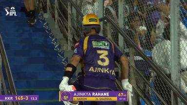 IPL 2026 M02: MI vs KKR - Ajinkya Rahane Wicket