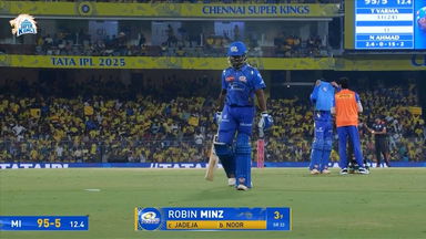 IPL 2025 M03: CSK vs MI - Robin Minz Wicket
