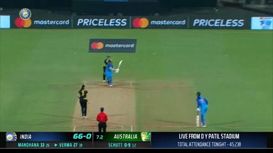 IND-W vs AUS-W 2022, 2ND T20I: Shafali Verma Six