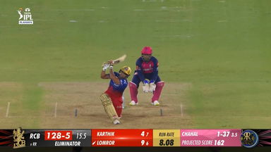 Eliminator: RR vs RCB – Mahipal Lomror Six