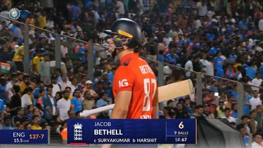 IND vs ENG 2025, 4th T20I: Jacob Bethell Wicket