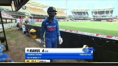 IND vs WI 2019, 1st ODI: KL Rahul Wicket