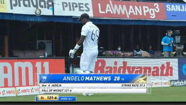 IND vs SL 2022, 1st Test, Day 3: Angelo Mathews Wicket