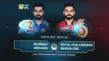 IPL 2017 M38: MI vs RCB – Match Highlights