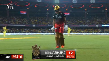 M24: RCB vs CSK – Shahbaz Ahmed Wicket
