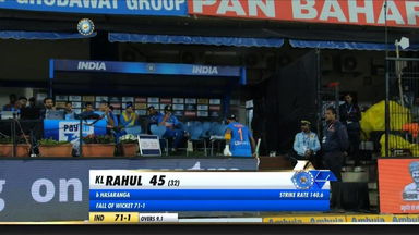 IND vs SL 2020, 2nd T20I: KL Rahul Wicket