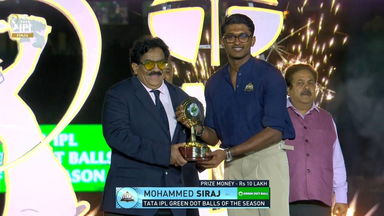 IPL 2025 Final: RCB vs PBKS - TATA IPL Green Dot Balls of the Season - Mohammad Siraj