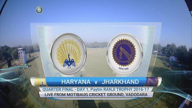 Ranji Trophy QF 4  2016-17:  Haryana  vs Jharkhand - Day 1 Highlights