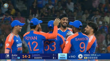 IND vs BAN 2024, 1st T20I: Fall of Wickets